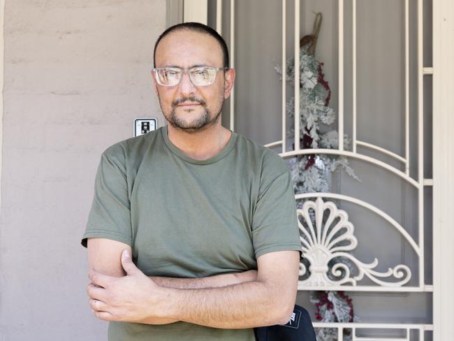 Samuel Gobraiel, a neighbour of the Tadros family. Picture: Daily Telegraph / Monique Harmer