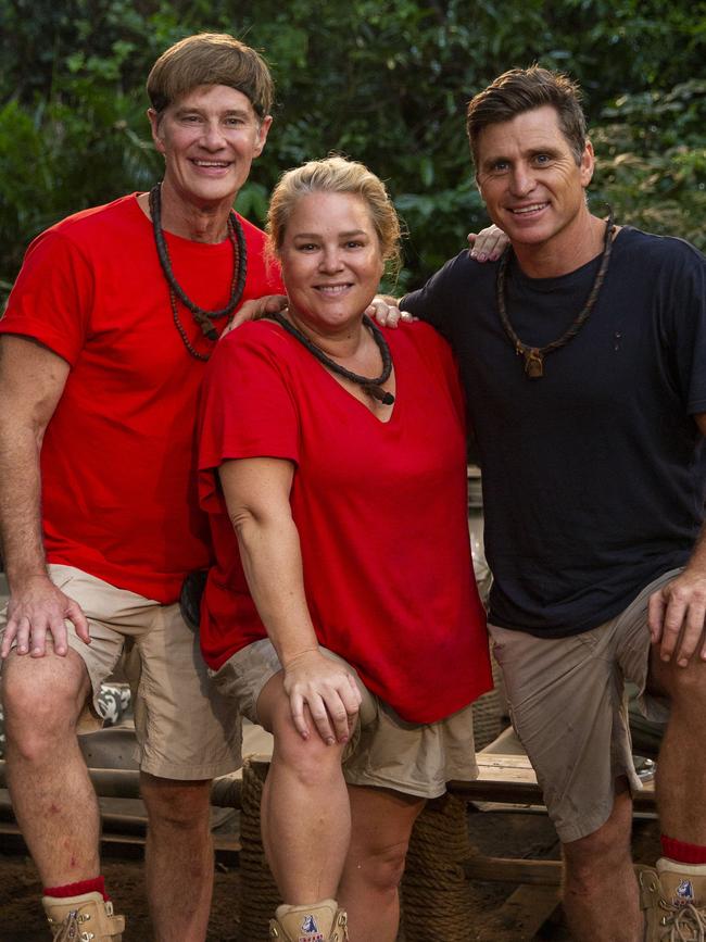 Richard Reid, Yvie Jones and Shane Crawford made the final three of this year’s I'm A Celebrity … Get Me Out Of Here! Photo: Channel 10