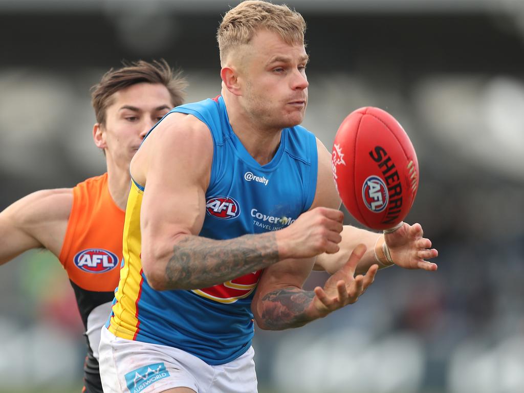 Brandon Ellis had the ball on a string for the Suns. Picture: AFL Photos/Getty Images