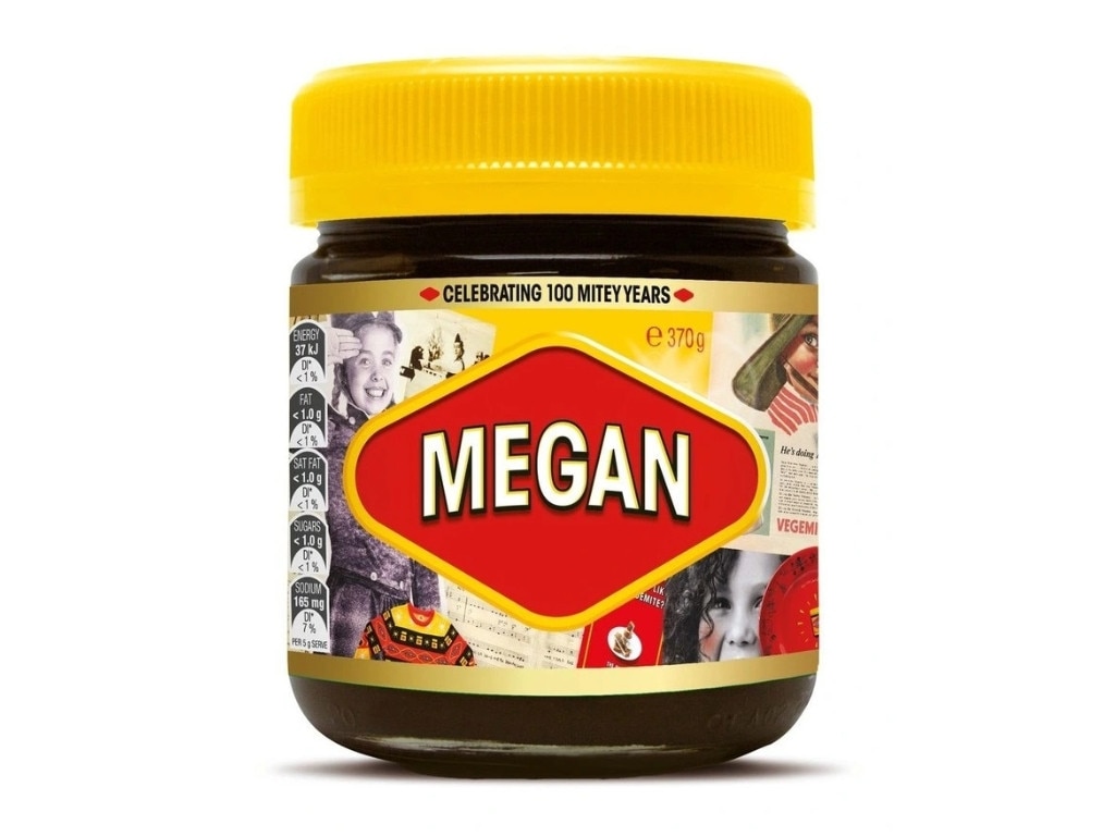 Personalised Vegemite Jar. Picture: Myer.