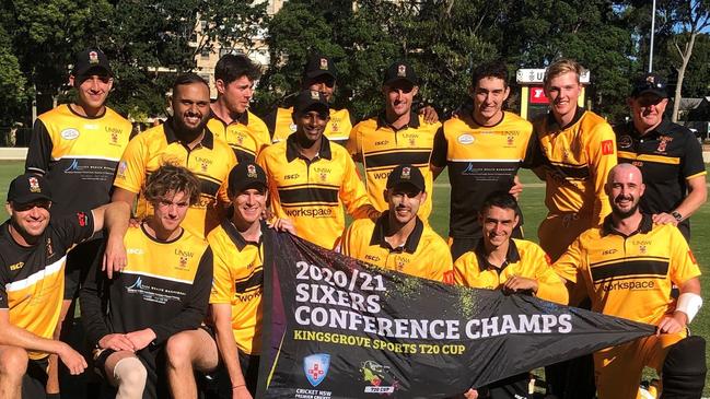 The UNSW team after winning their way into the T20 finale.