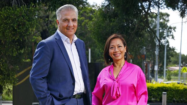 Frank Carbone and former deputy turned MP Dai Le, who won against Kristina Keneally after Labor parachuted her into the federal seat.