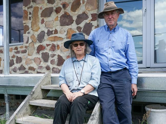 Susan and Rick Coleman, Glenaladale, oppose Gippsland Critical Minerals' plans to mine. Picture: Rachel Simmonds