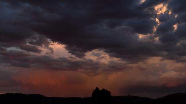 Rain is forecast to begin on Tuesday in Brisbane with storms set for Christmas day. Picture: AAP