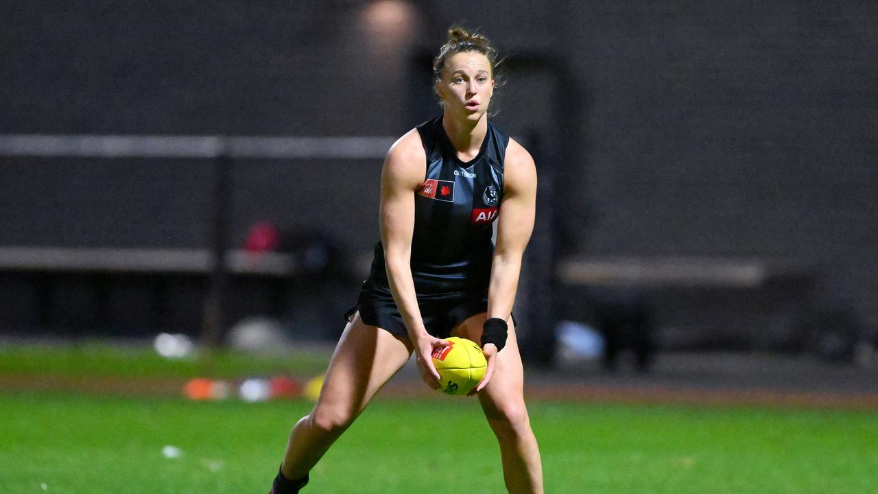 Ruby Schleicher has been ruled out of round 1 with an ankle concern. Picture: Morgan Hancock / Getty Images