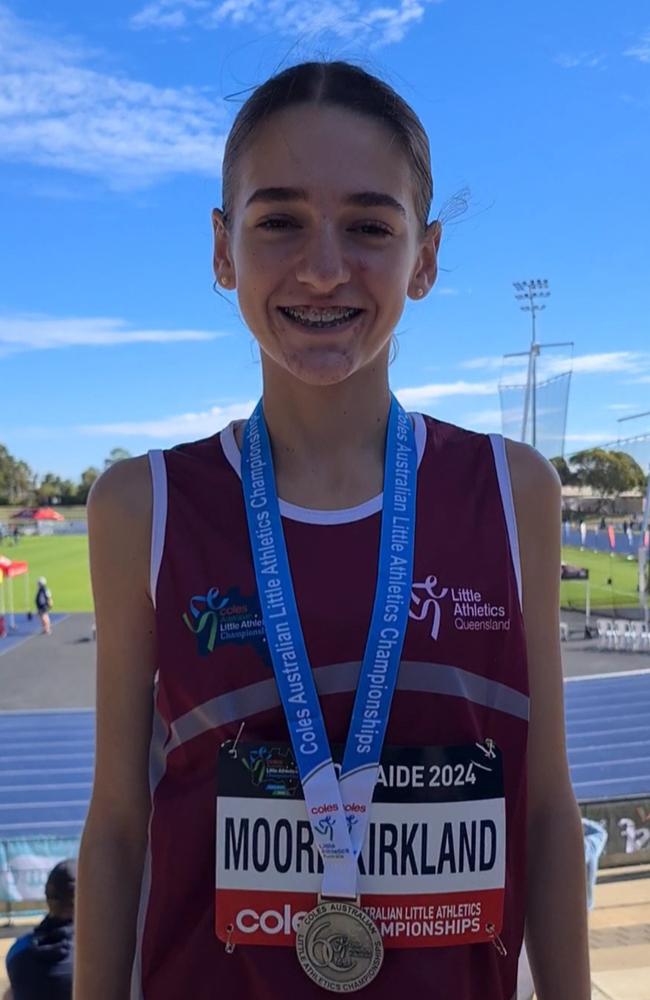 Southern Downs teenager Bethany Moore-Kirkland's dedication to the sport of race walking saw her compete in the national competition in Adelaide in 2024. Photo: Supplied