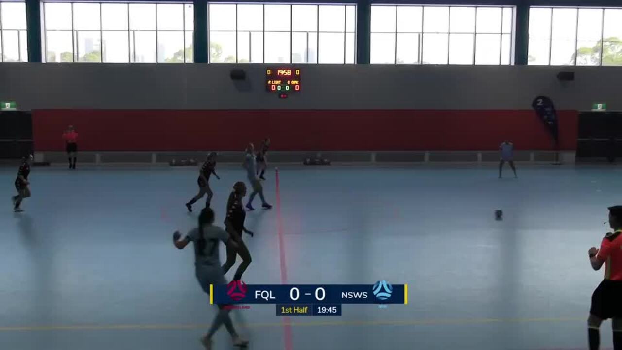 Replay: Football Queensland v Football NSW Storm (U17 girls) - 2025 National Futsal Championships Day 3