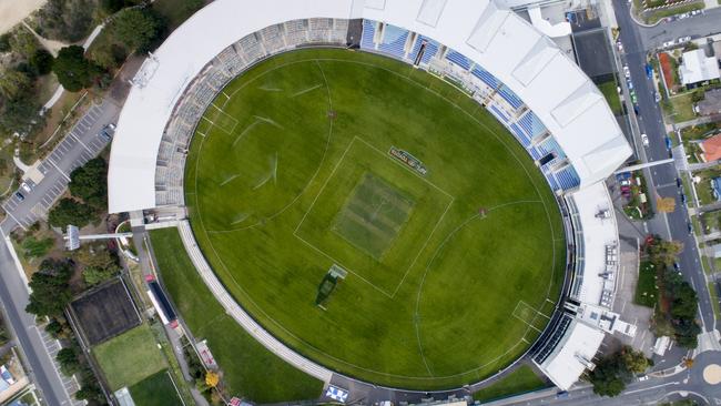 Blundstone Arena stands ready to host the fifth Ashes Test in January.