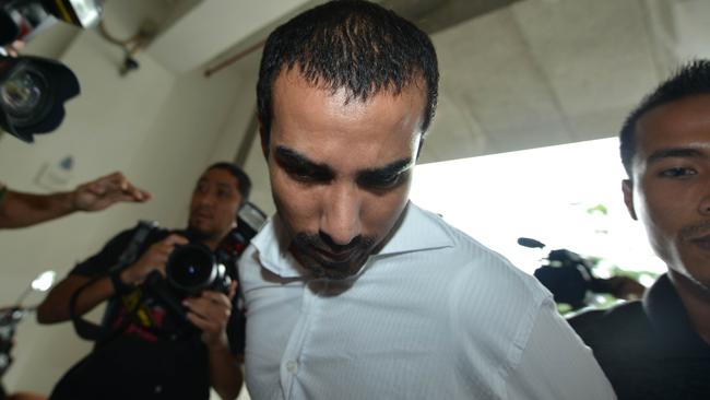 Australian truck driver Dominic Bird arrives at the appeals court in Putrajaya on September 10, 2013. Picture: AFP