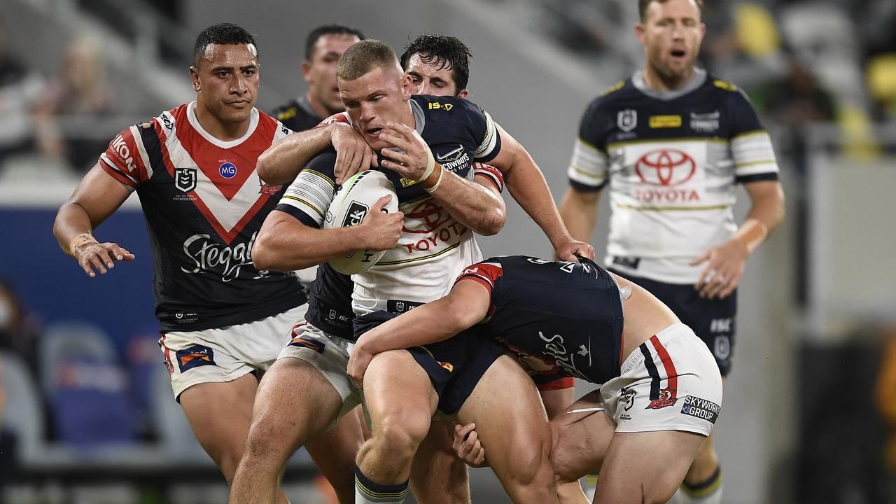 North Queensland Cowboys forward Tom Gilbert calls on NRL stars to wake up  to their profile