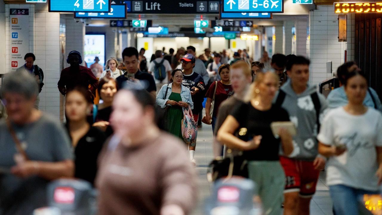 Nearly 200 Sydney Trains and NSW TrainLink train drivers and guards did not report for their usual shifts as of 5am Monday. Picture: NewsWire / Nikki Short