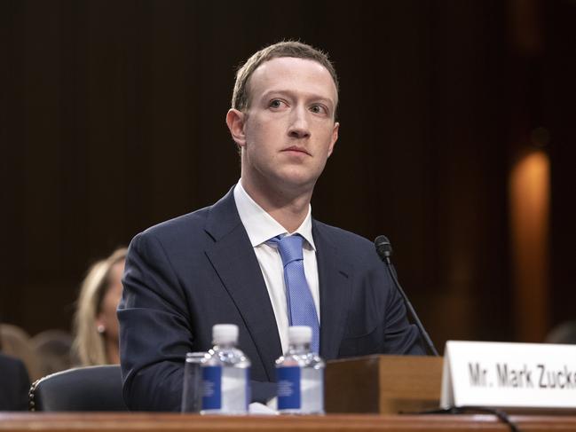 Mark Zuckerberg, Co-Founder and CEO of Facebook, testifies before a joint meeting of the United States Senate Committee on the Judiciary and the US Senate Committee on Commerce, Science, and Transportation during a hearing to examine Facebook, as it relates to social media privacy and the use and abuse of data, on Capitol Hill in Washington, DC on Tuesday, April 10, 2018. Credit: Ron Sachs / CNP (RESTRICTION: NO New York or New Jersey Newspapers or newspapers within a 75 mile radius of New York City). 10 Apr 2018 Pictured: Mark Zuckerberg, Co-Founder and CEO of Facebook, testifies before a joint meeting of the United States Senate Committee on the Judiciary and the US Senate Committee on Commerce, Science, and Transportation during a hearing to examine Facebook, as it relates to social media privacy and the use and abuse of data, on Capitol Hill in Washington, DC on Tuesday, April 10, 2018. Credit: Ron Sachs / CNP (RESTRICTION: NO New York or New Jersey Newspapers or newspapers within a 75 mile radius of New York City). Photo credit: Ron Sachs - CNP / MEGA TheMegaAgency.com +1 888 505 6342 (Mega Agency TagID: MEGA200551_034.jpg) [Photo via Mega Agency]