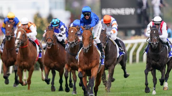 Bivouac cruised to victory in the Darley Sprint Classic at Flemington Racecourse. Picture: Scott Barbour/Racing Photos