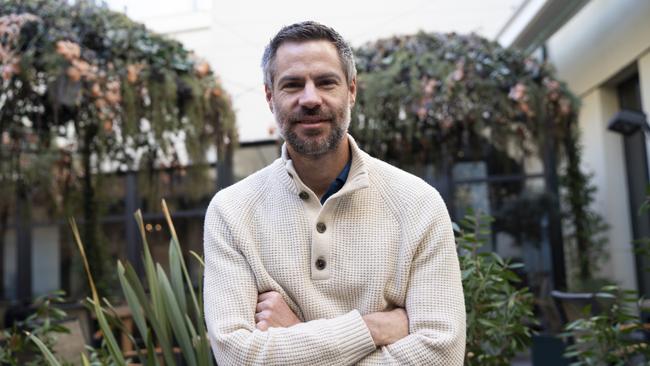 Michael Shellenberger poses during the session of portraits in Madrid, Spain. February 25, 2019 (Photo by Oscar Gonzalez/NurPhoto via Getty Images)