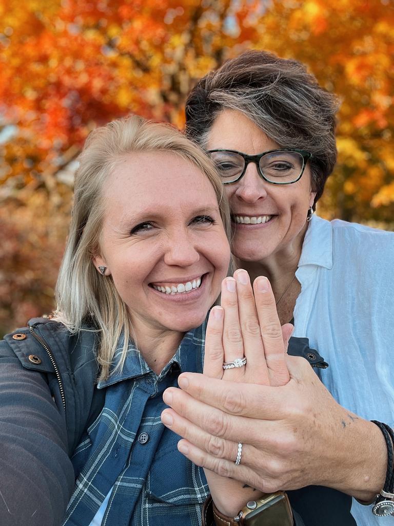 Monica Ketchum got engaged to her favourite teacher from high school – despite a 25-year age gap. Picture: SWNS