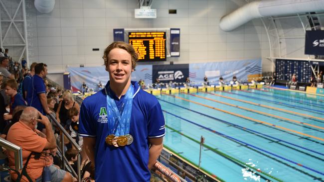 Samuel Short is an elite middle distance swimmer. Picture: Supplied.