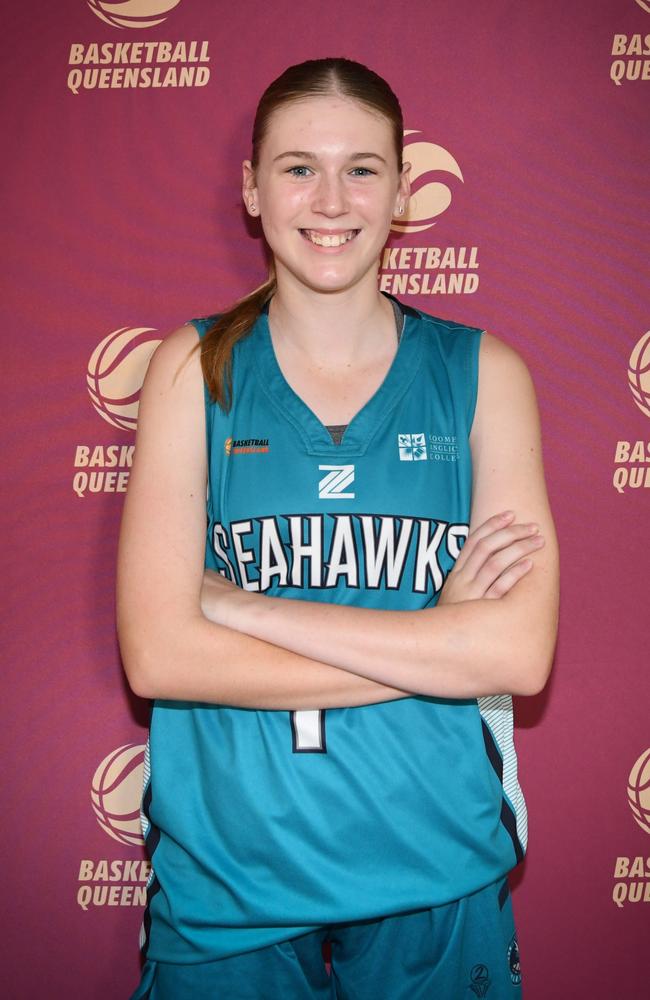 Queensland South U16 Girls player Mia Gurney. Picture: Basketball Queensland