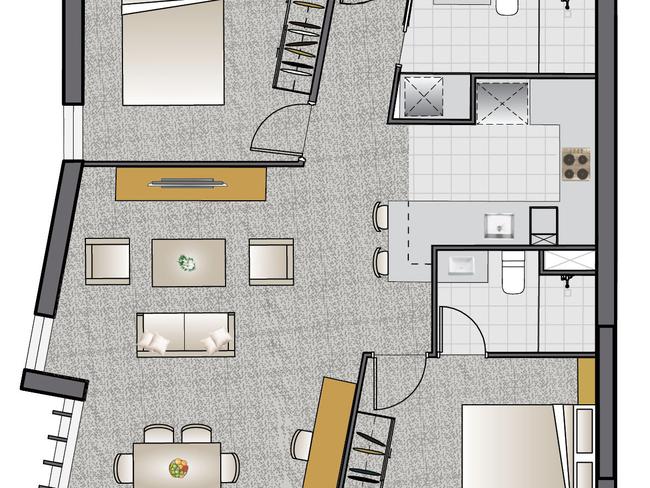 There are calls for more three bedroom apartments.