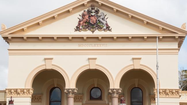 Brett Jones appeared in Dubbo Court after he punched a police officer. Picture: Jedd Manning