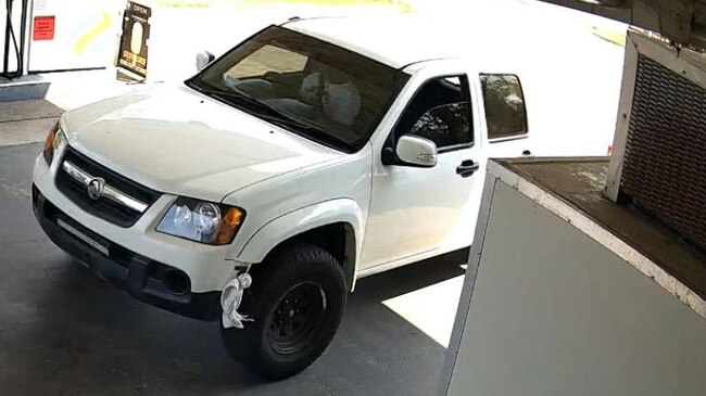 White’s alleged getaway car - a Holden Colorado ute. Picture: NSW Police