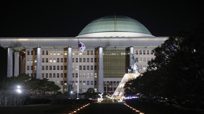 The National Assembly building in Seoul. Picture: Getty Images.