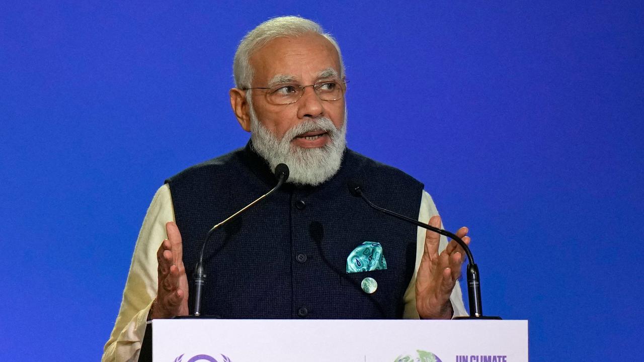 India's Prime Minister Narendra Modi. Picture: Alastair Grant / POOL / AFP
