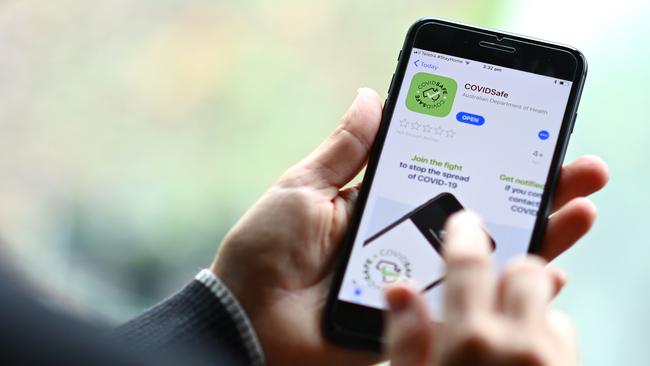 The government’s coronavirus app will help the government identify potential COVID-19 cases. Picture: Quinn Rooney/Getty