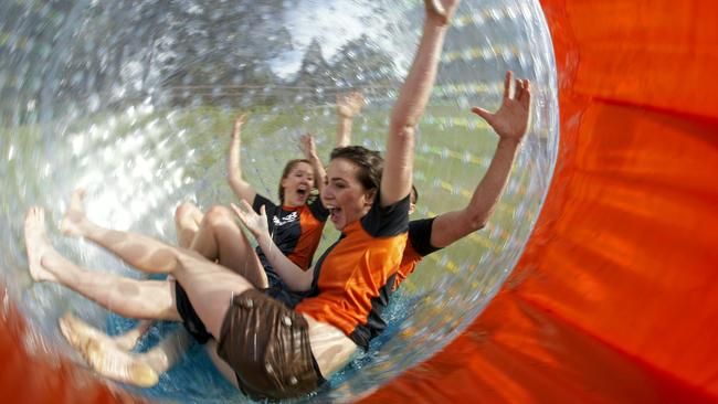 A cross between a water slide and a roller coaster, Zorb balling is an activity the kids will go crazy for.