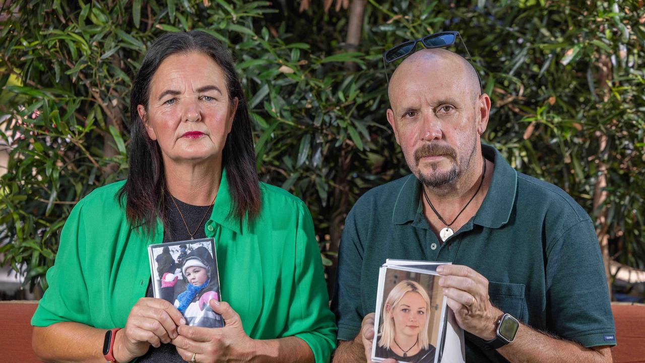 Amy Bowden’s parents Michelle and Bryan say they still haven’t got closure. Picture: Ben Clark