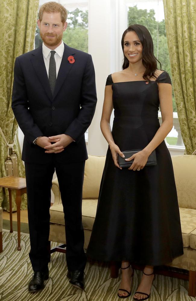 Prince Harry and Meghan have hit the ground running on their first day in New Zealand. Credit: AP Photo/Kirsty Wigglesworth, Pool