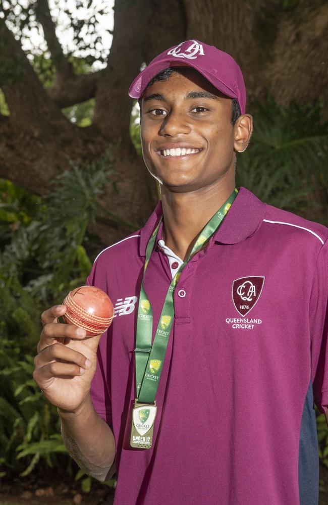 Toowoomba Grammar old boy Thisaja Samarawickrama is a right arm fast bowler.