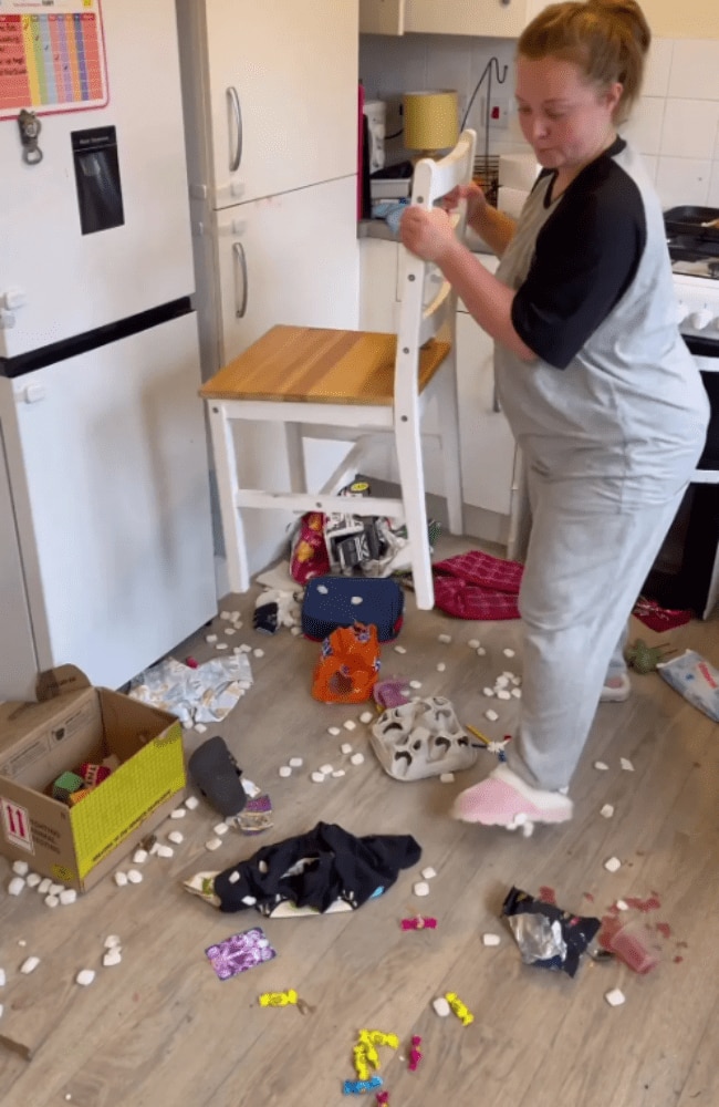 Remi hit back at trolls about her messy house. Picture: remiclog/TikTok