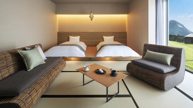 Signature room at Kai Yufuin, one of the Hoshino Resorts properties.