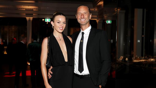 Madeleine Holtznagel and Justin Hemmes. Picture: Jane Dempster/The Australian.