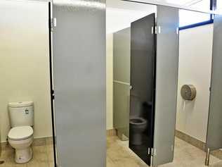 The newly refurbished Clyde Campbell Carpark public toilets.