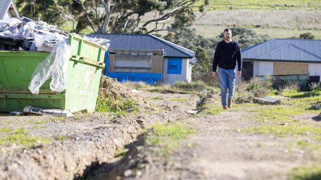 Edward Gilmore says the delay has been devastating for his family. Picture: Kelly Barnes