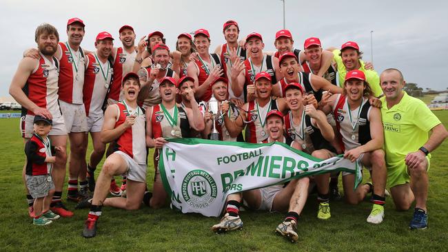 Koroit beat Port Fairy in the 2017 Hampden league grand final. The grand final will be played on a Friday next year. Picture Yuri Kouzmin