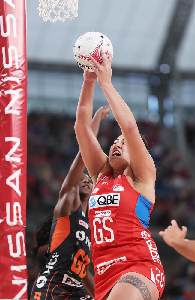 Uneeq Palavi is striving for another season in Super Netball. Picture: Getty Images