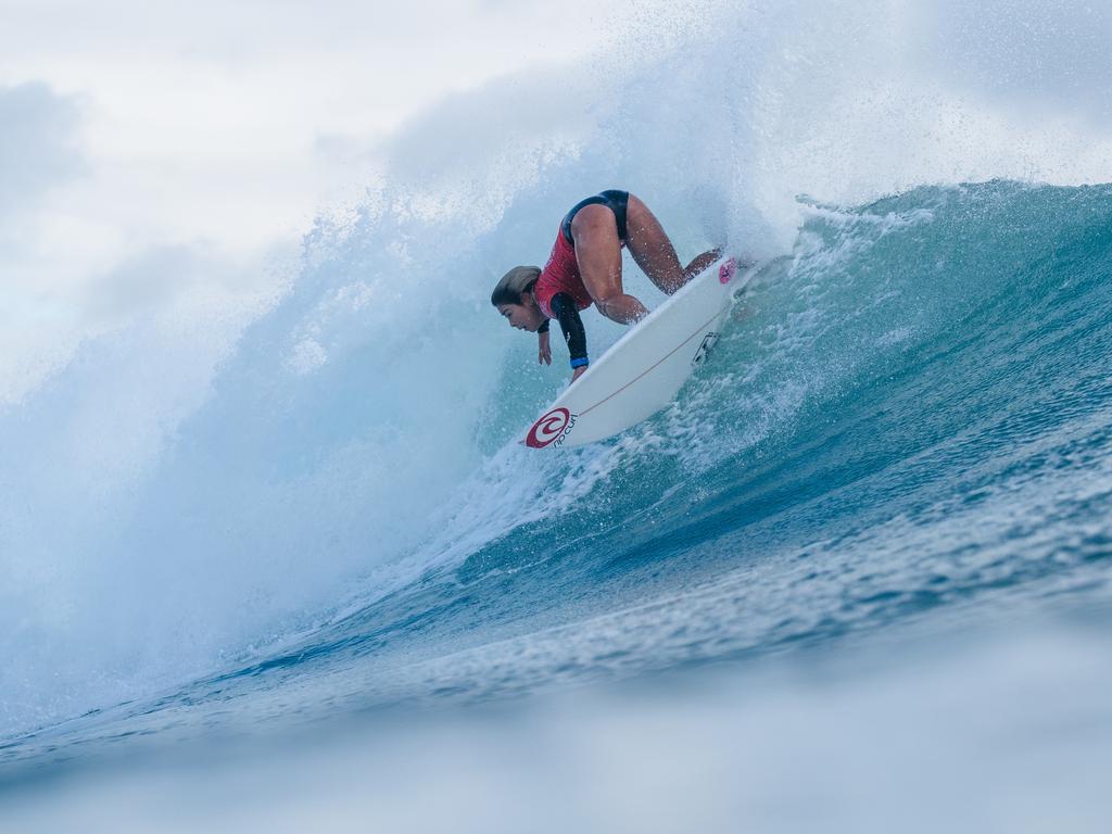 Surfing will debut at the Toyko Olympics later this year. Picture: WSL/DUNBAR