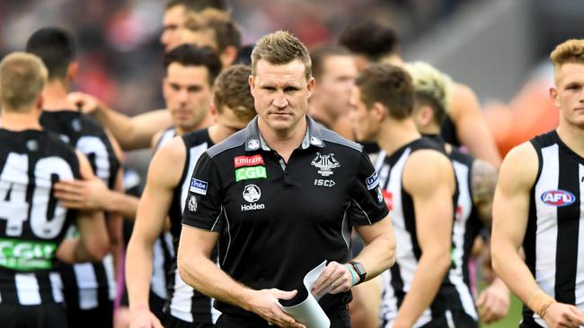 Nathan Buckley hasn’t ben able to generate success. Picture: AAP