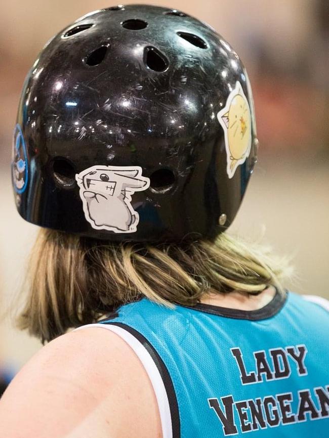 Roller Derby Star Alice Affliction. Picture: Supplied