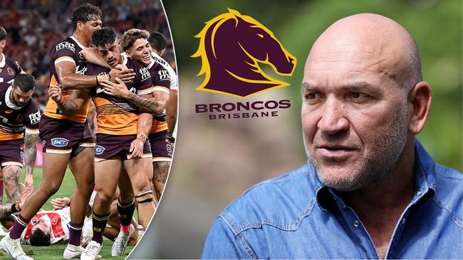 Gorden Tallis' war of words with the Brisbane Broncos is over.