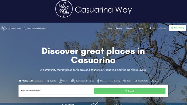 Casuarina Way is an online community marketplace for locals and tourists in the Northern Rivers community.