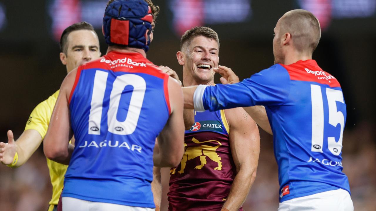 Dayne Zorko led from the front in an inspirational return from injury. Picture: Russell Freeman/AFL Photos via Getty Images