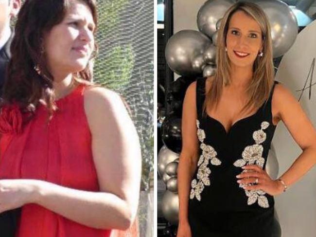 The mum lost an incredible 18kg. Picture: Supplied