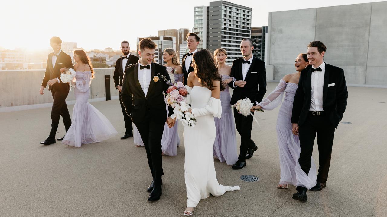 Wedding of Kaitlin McGoldrick and Matthew Howard. Picture: Milk and Honey Creative