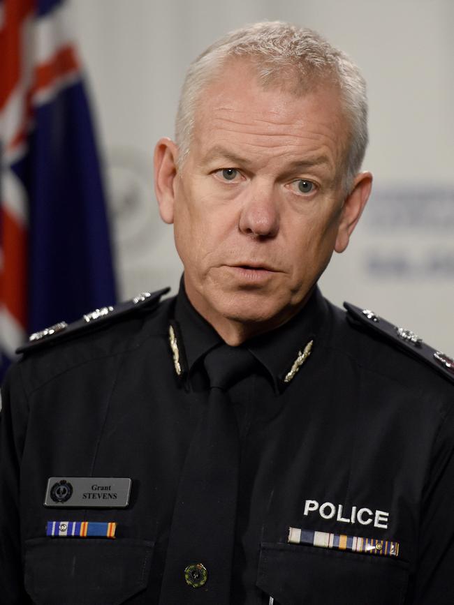 Police Commissioner Grant Stevens. Picture: NCA NewsWire / Naomi Jellicoe