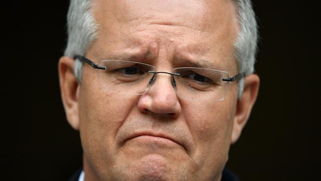 Prime Minister Scott Morrison speaks on religious freedom and gay students at a press conference at Parliament House in Canberra, Wednesday, December 5, 2018. (AAP Image/Mick Tsikas) NO ARCHIVING