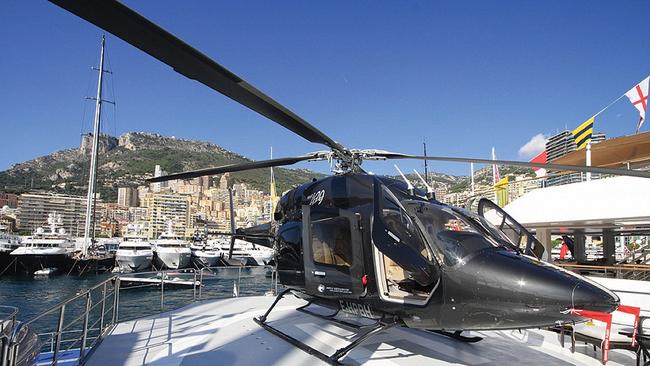 Get to your holiday fast with the helicopter. Picture: Ocean Independence