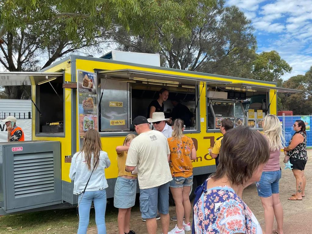 A food truck at the event.